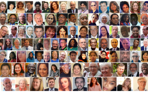 Photos of 100 people who have died from Covid-19 in the UK
